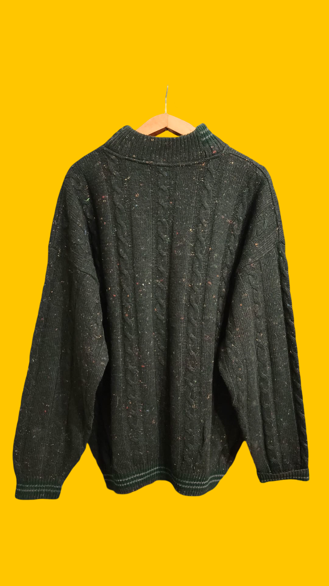 Maglione Vintage Multicolor A Fantasia Anni 90 Unisex Size L