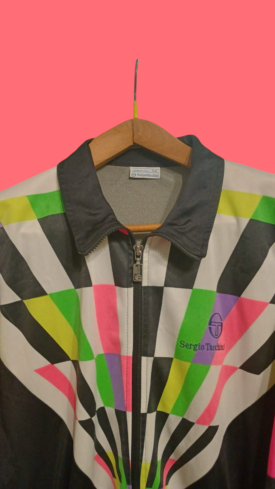 Vintage Multicolor Fantasy 90's Sergio Tacchini Sweatshirt Unisex Size L