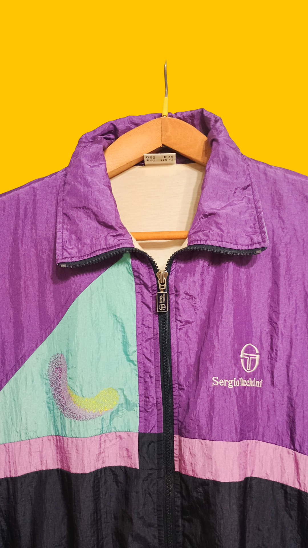 Soft Jacket Vintage Multicolor A Fantasia Anni 90 Unisex Size L