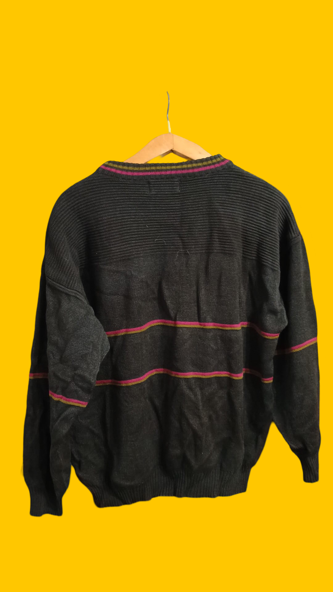 Maglione Vintage Multicolor A Fantasia Anni 90 Unisex Size M