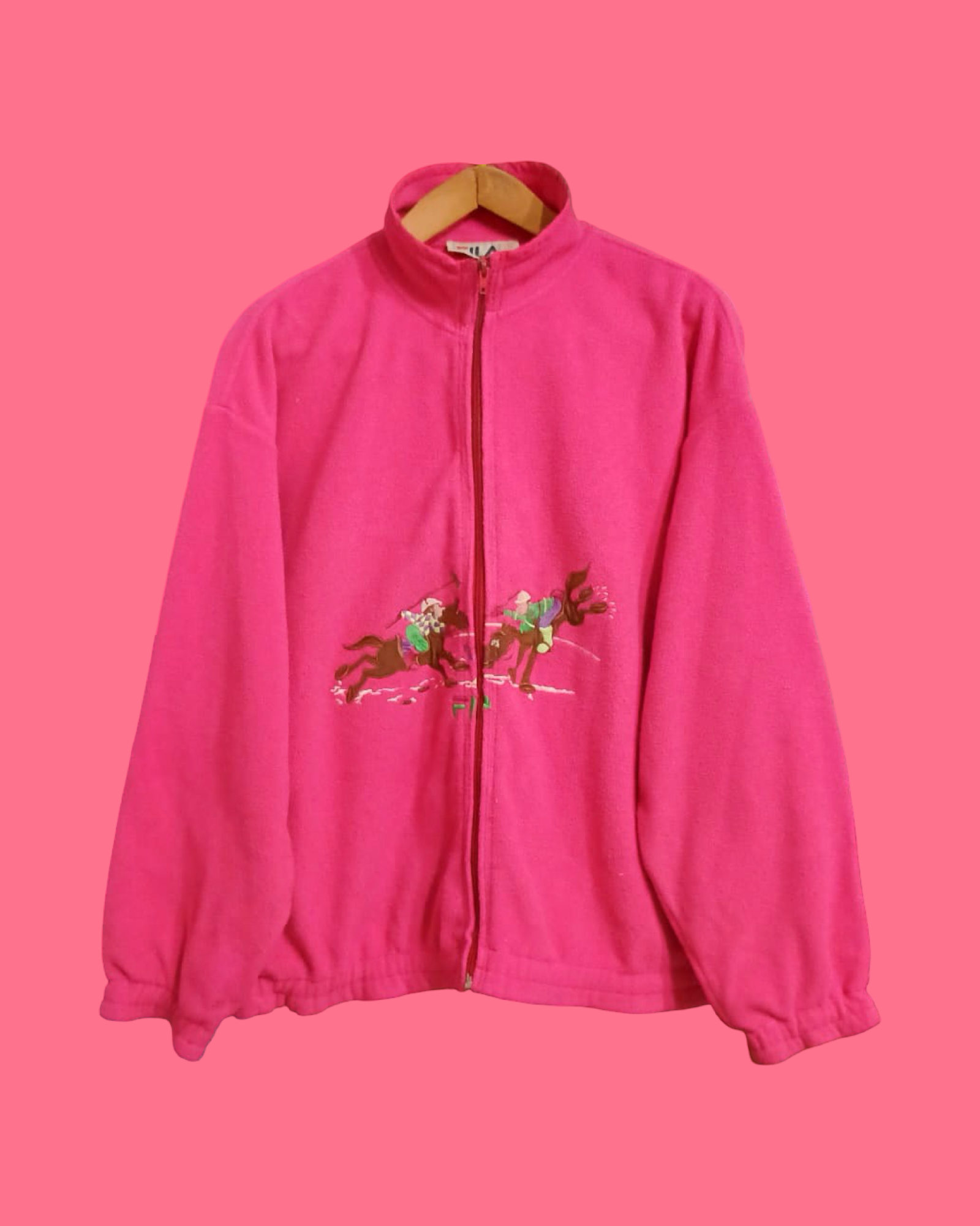 Vintage Multicolor Fantasy 90's Fila Sweatshirt Unisex Size L