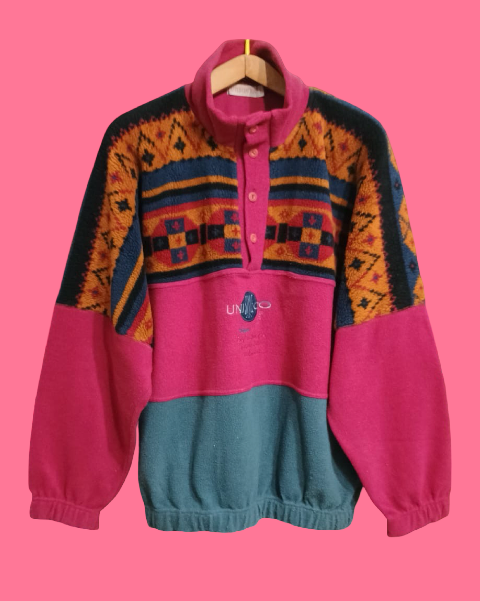 Vintage Multicolor Fantasy 90's Sweatshirt Unisex Size L
