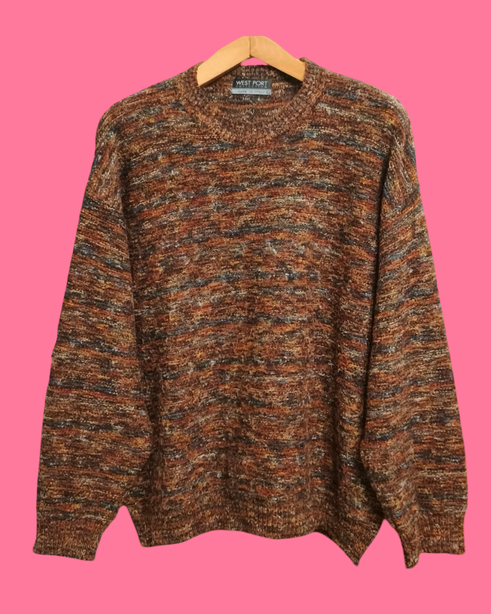 Vintage Multicolor Fantasy 90's Sweater Unisex Size L