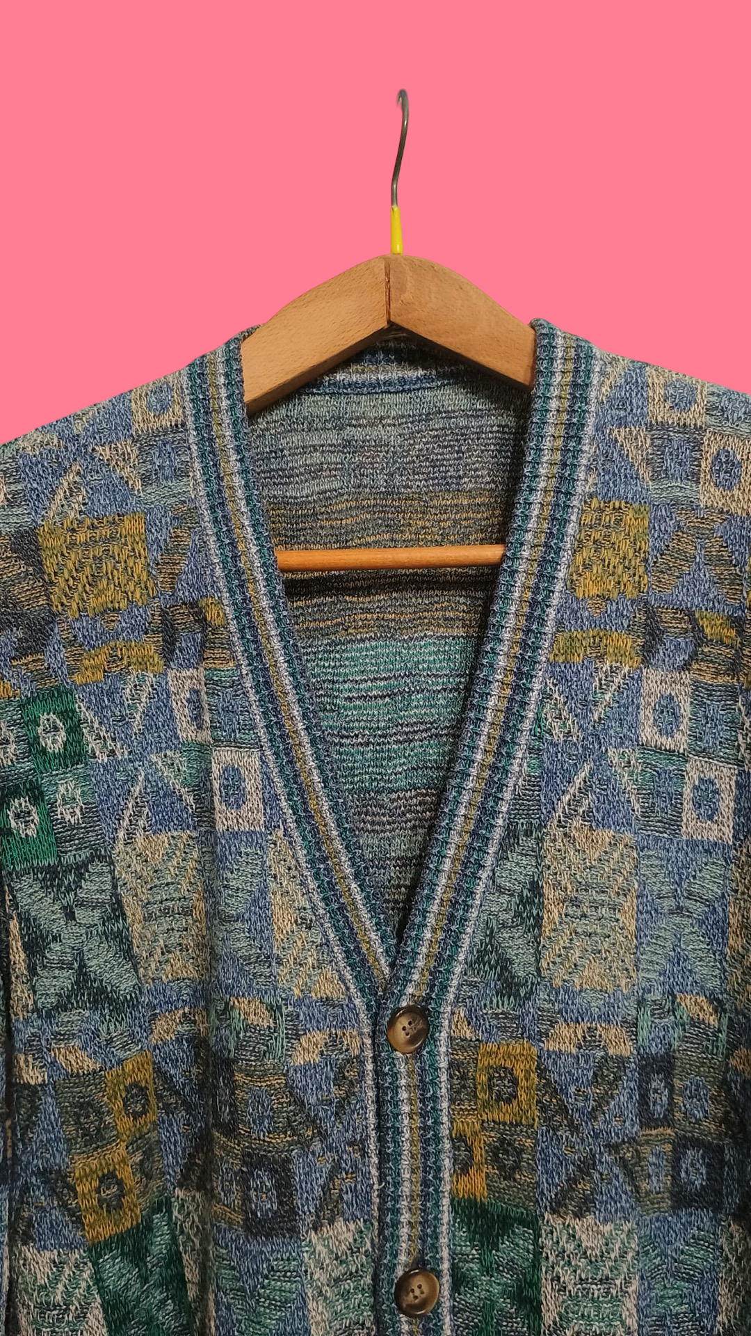 Vintage Multicolor Fantasy 90's Sweater Unisex Size M