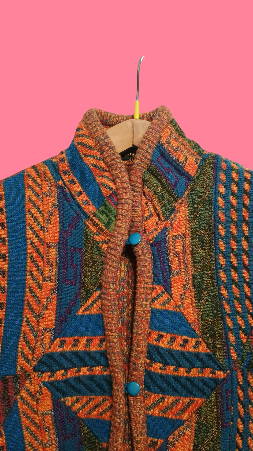 Vintage Multicolor Fantasy 90's Cardigan Unisex Size M