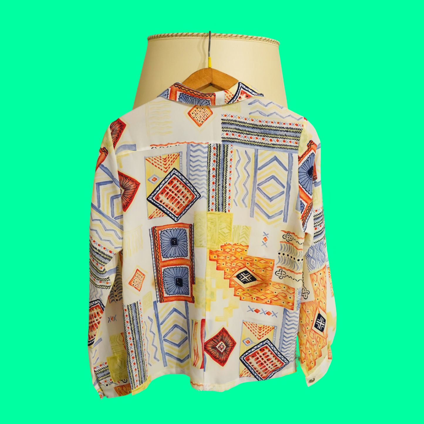 Camicia Donna Fantasia Vintage Multicolor Taglia S/M
