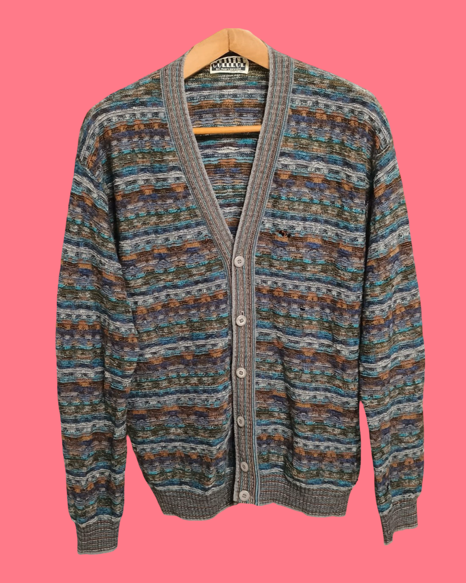 Vintage Multicolor Fantasy 90's Sweater Unisex Size M