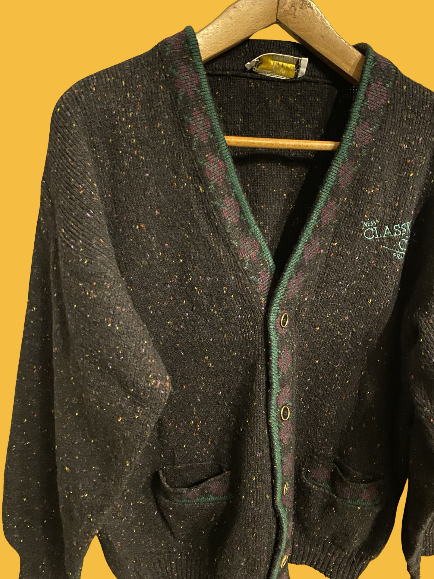 Vintage Multicolor Fantasy 90's Cardigan Unisex Size M