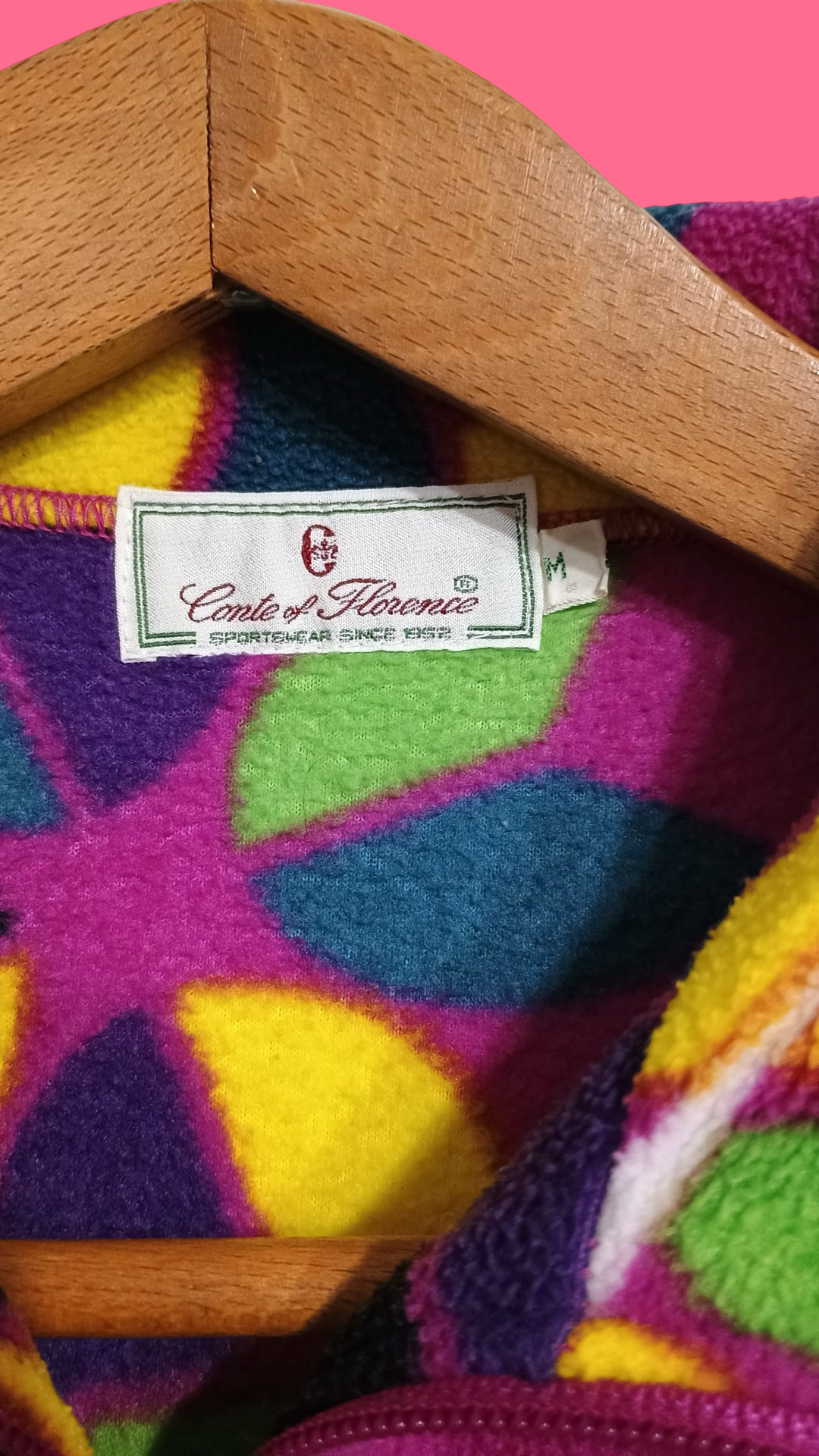 Pile Vintage Multicolor A Fantasia Anni 90 Woman Size M