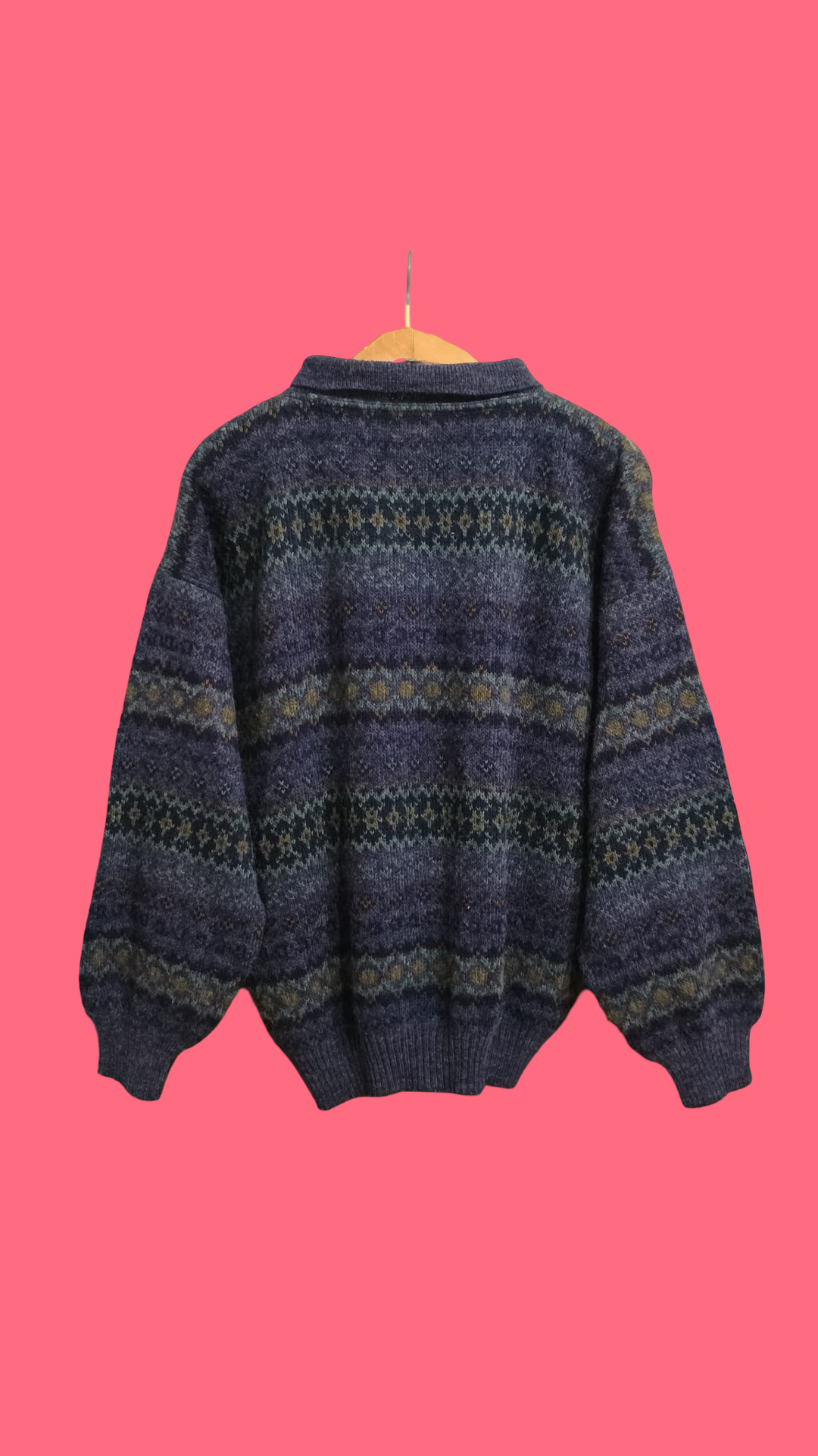 Vintage Multicolor Fantasy 90's Sweater Unisex Size M