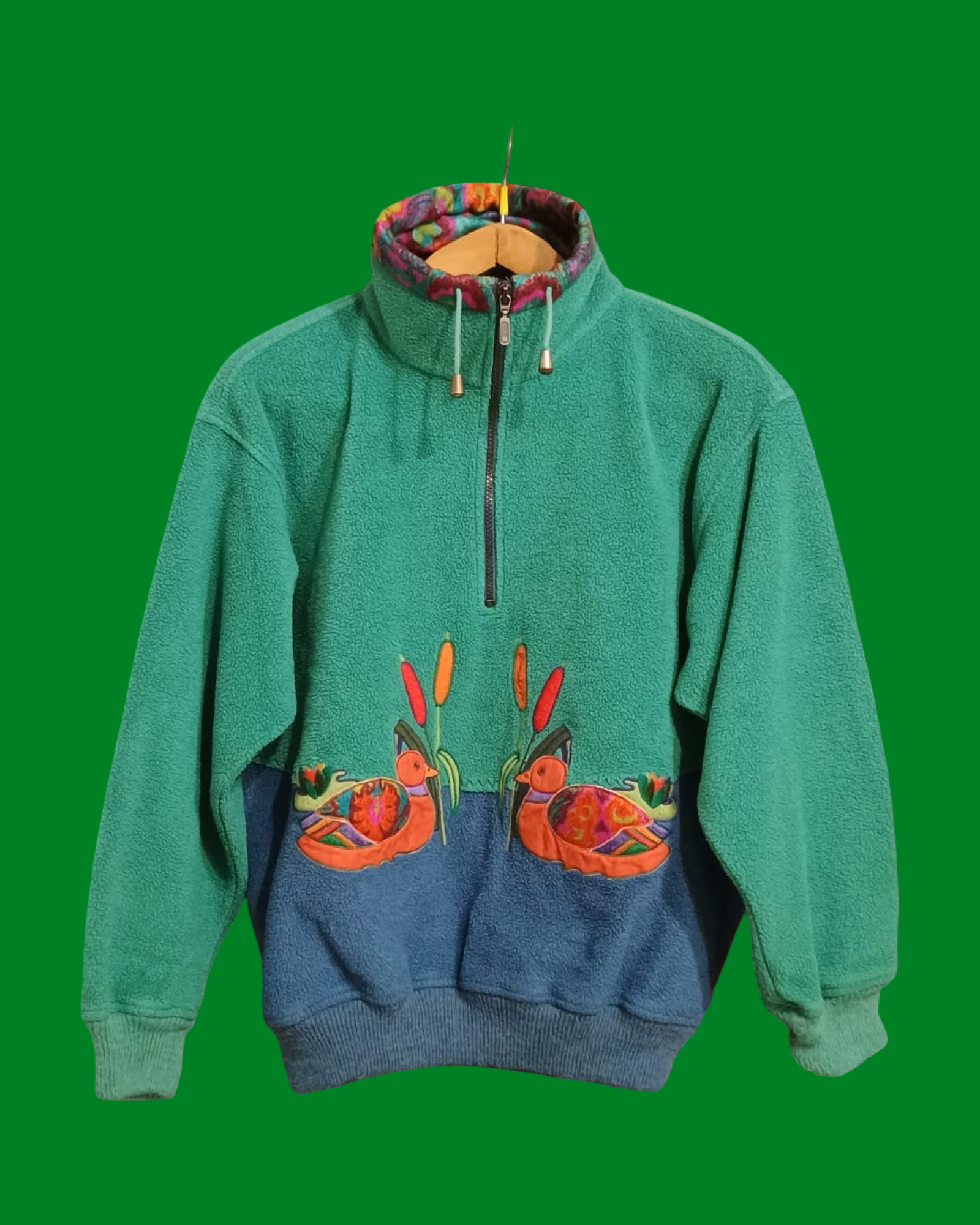 Vintage Multicolor Fantasy 90's Sweatshirt Unisex Size S