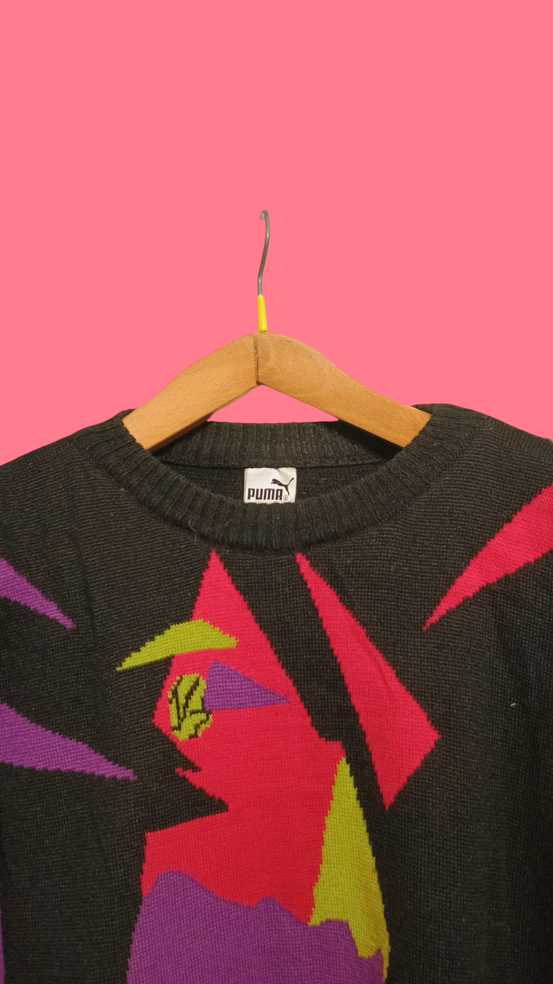 Vintage Multicolor Fantasy 90's Sweater Unisex Size L