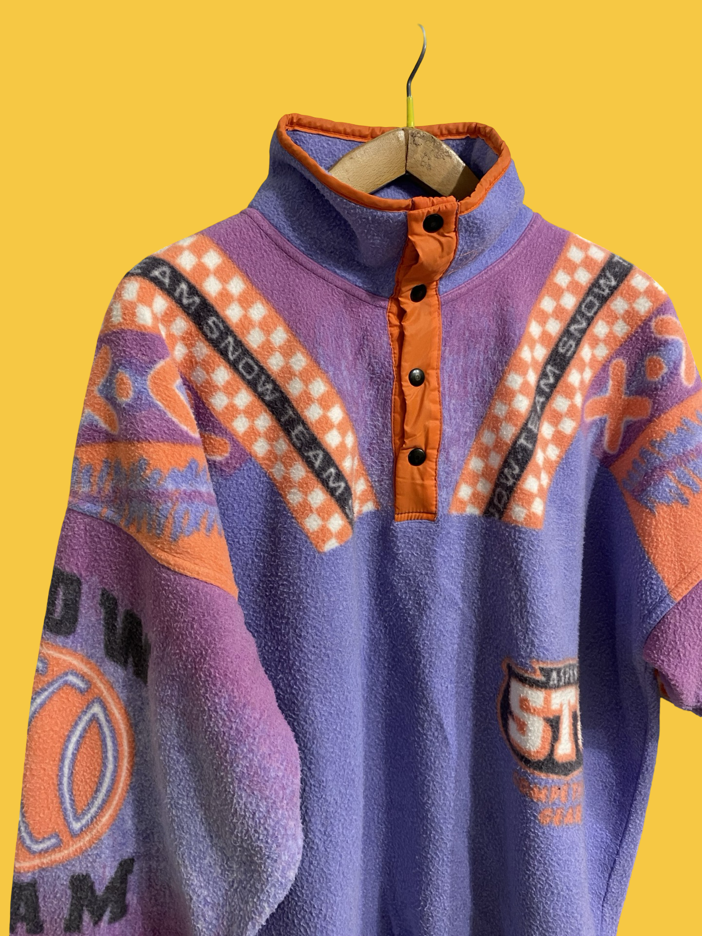 Vintage Multicolor Fantasy 90's Sweatshirt Unisex Size L