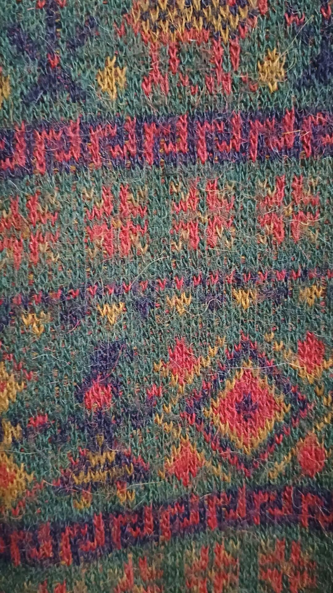 Maglione Vintage Multicolor A Fantasia Anni 90 Unisex Size XL