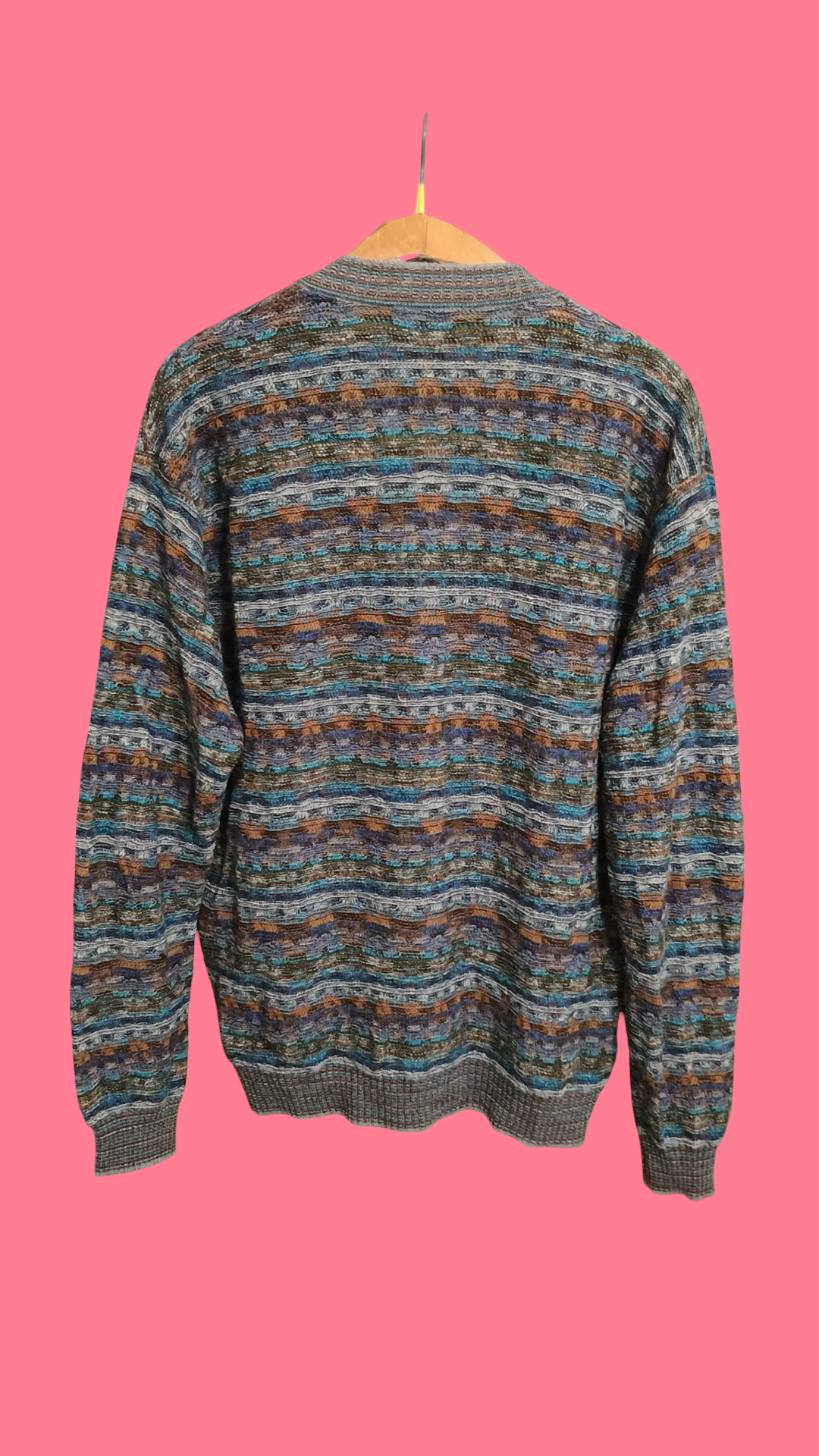 Vintage Multicolor Fantasy 90's Sweater Unisex Size M