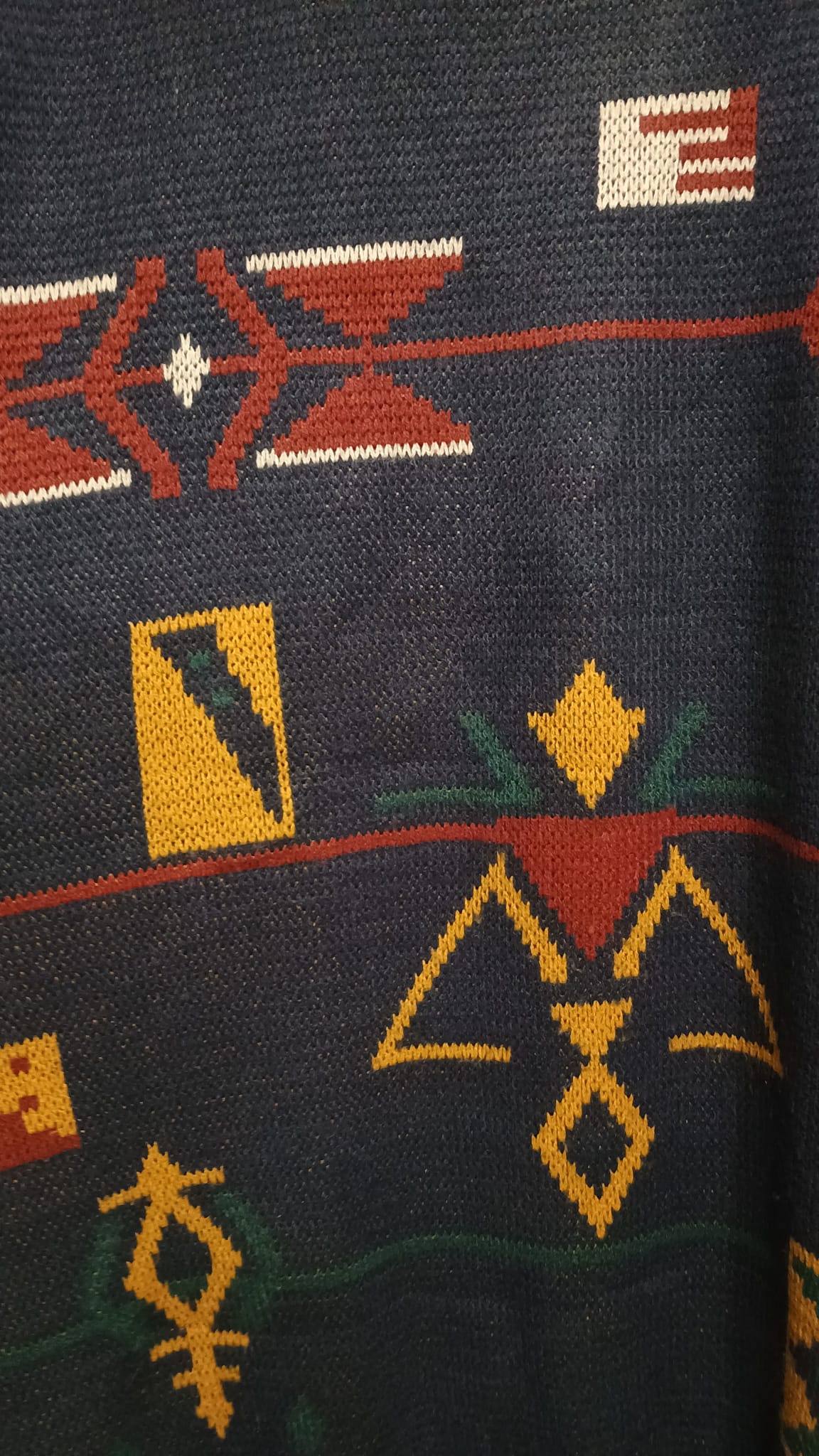 Vintage Multicolor Fantasy 90's Sweater Unisex Size L