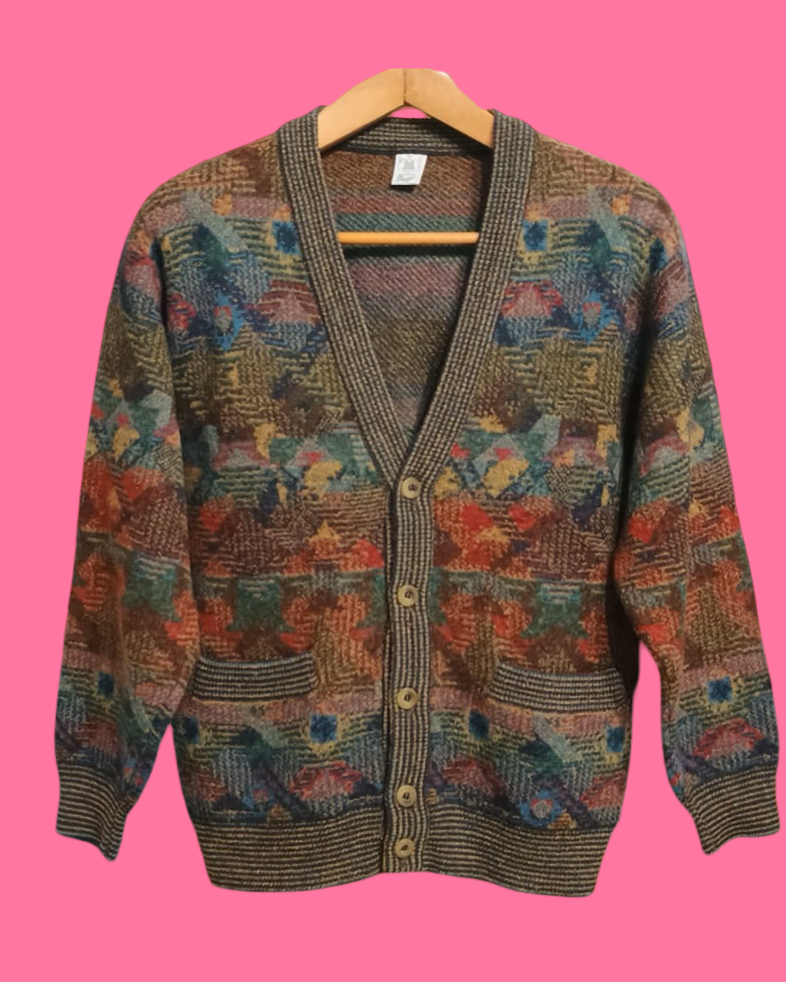 Vintage Multicolor Fantasy 90's Sweater Unisex Size M
