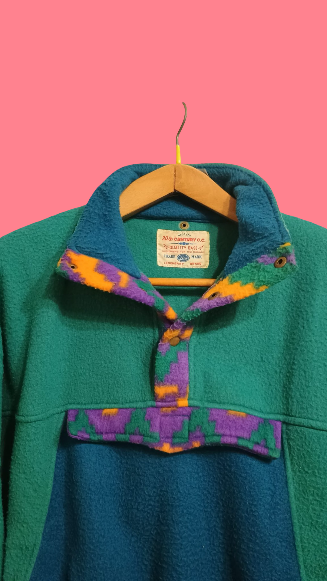 Vintage Multicolor Fantasy 90's Sweatshirt Unisex Size XL