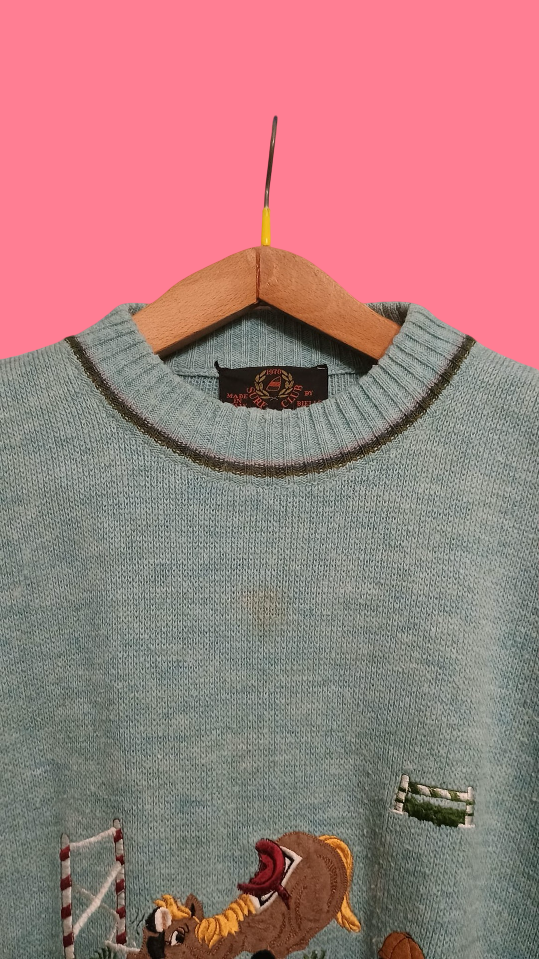 Vintage Multicolor Fantasy 90's Sweater Unisex Size L