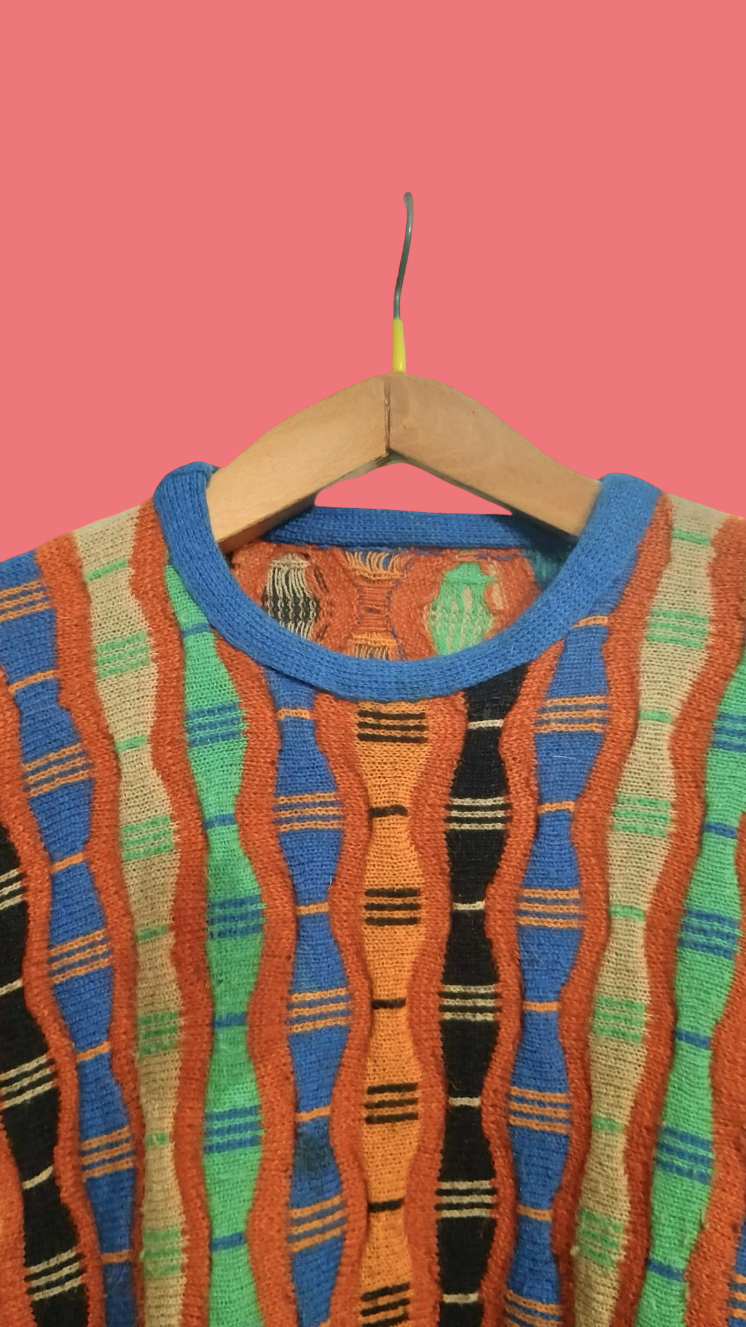 Vintage Multicolor Fantasy 90's Sweater Woman Size S