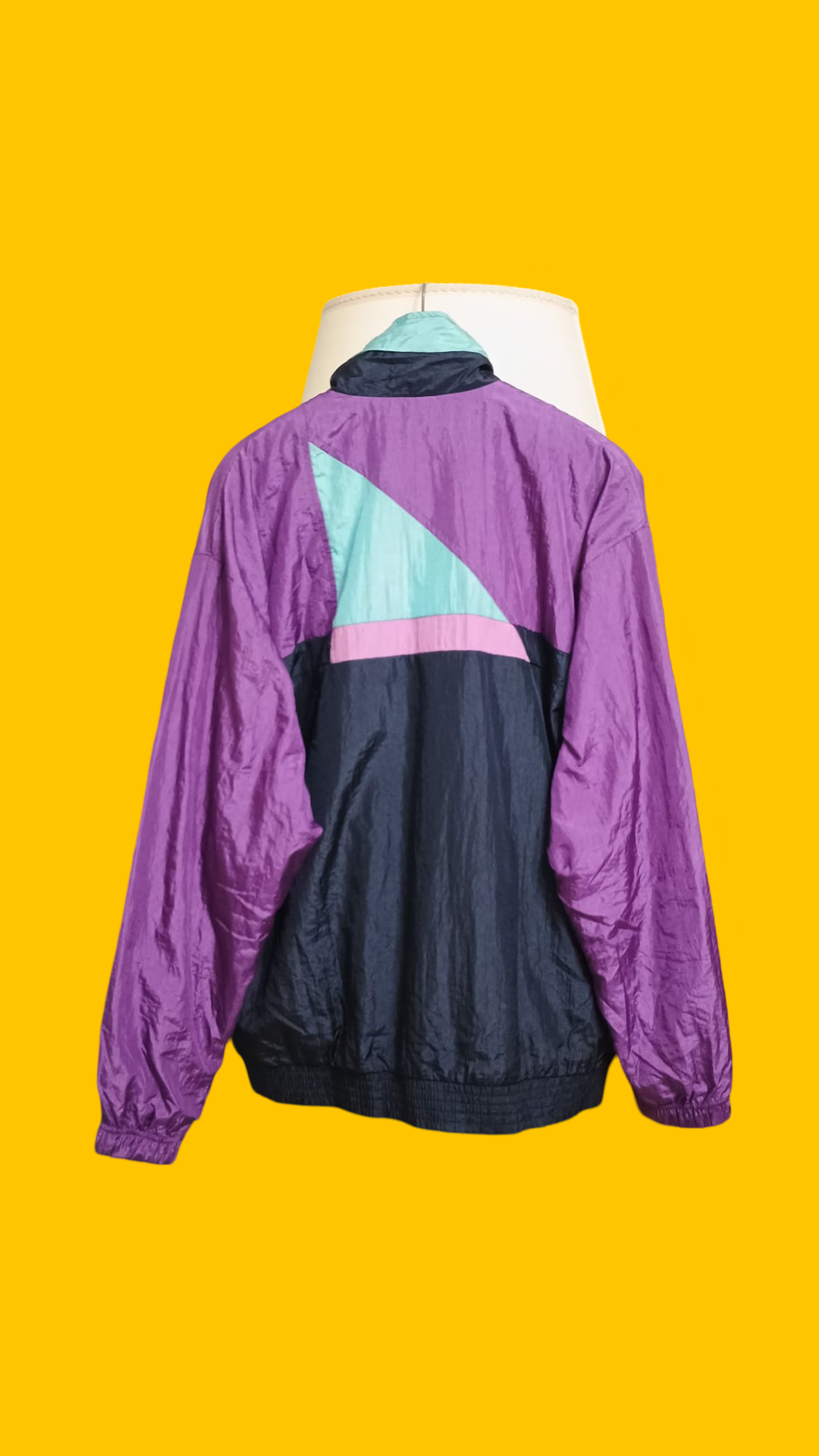 Soft Jacket Vintage Multicolor A Fantasia Anni 90 Unisex Size L