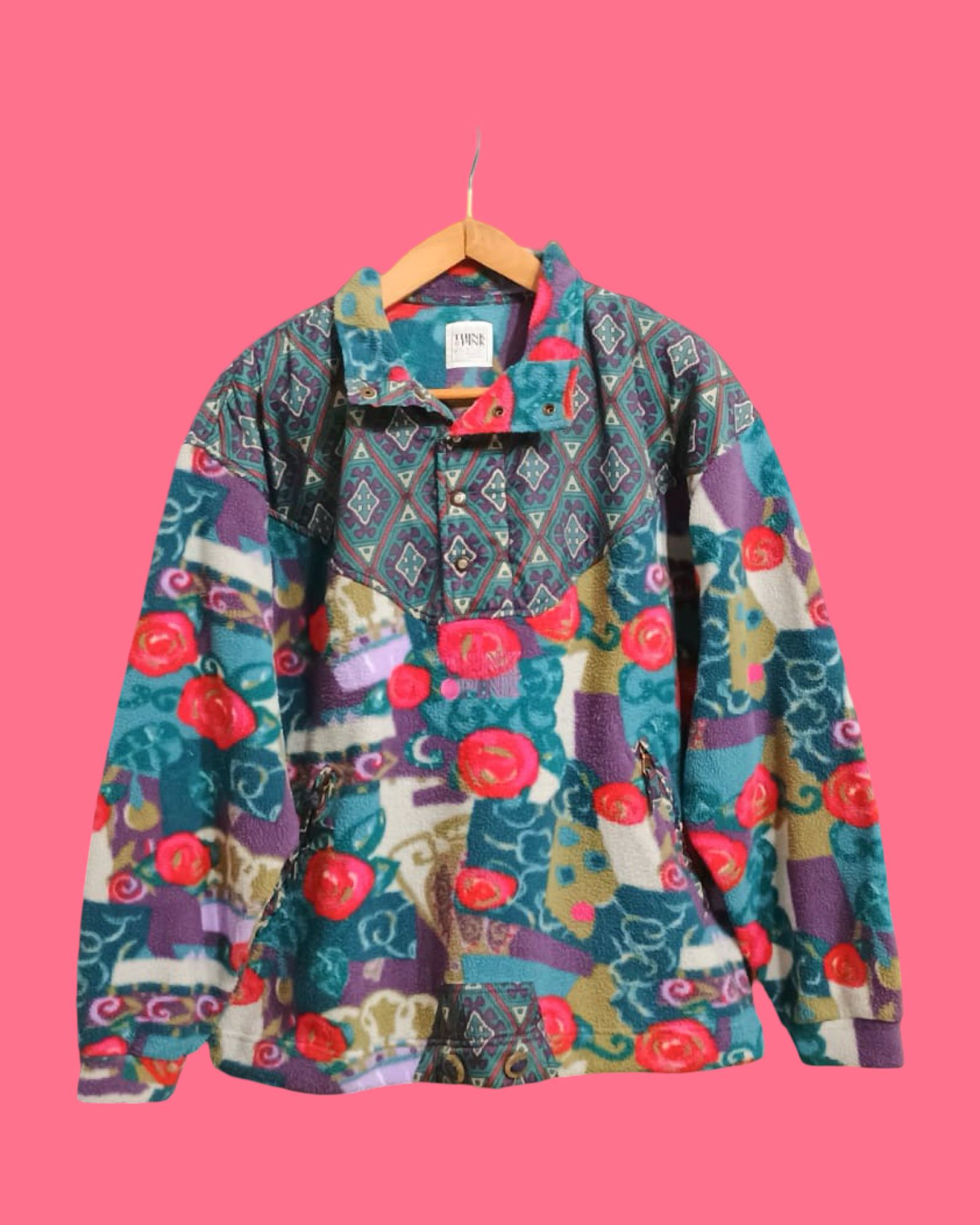 Vintage Multicolor Fantasy 90's Sweatshirt Unisex Size L