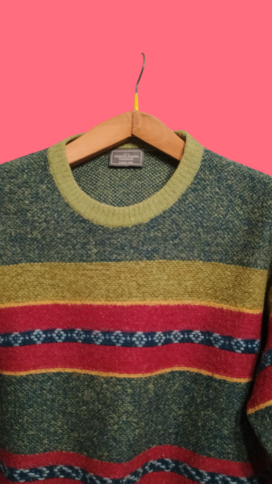 Vintage Multicolor Fantasy 90's Sweater Unisex Size S