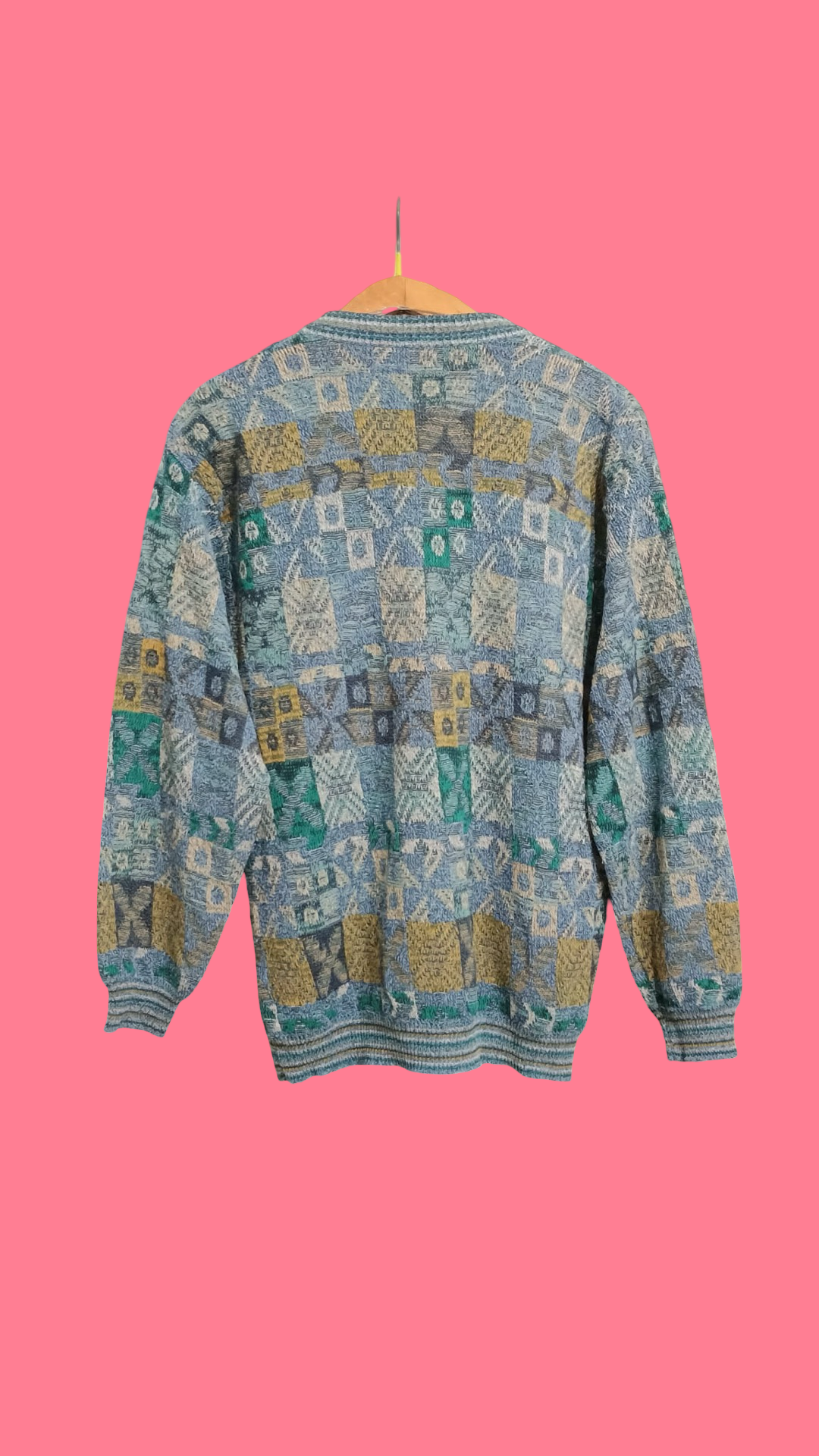 Vintage Multicolor Fantasy 90's Sweater Unisex Size M