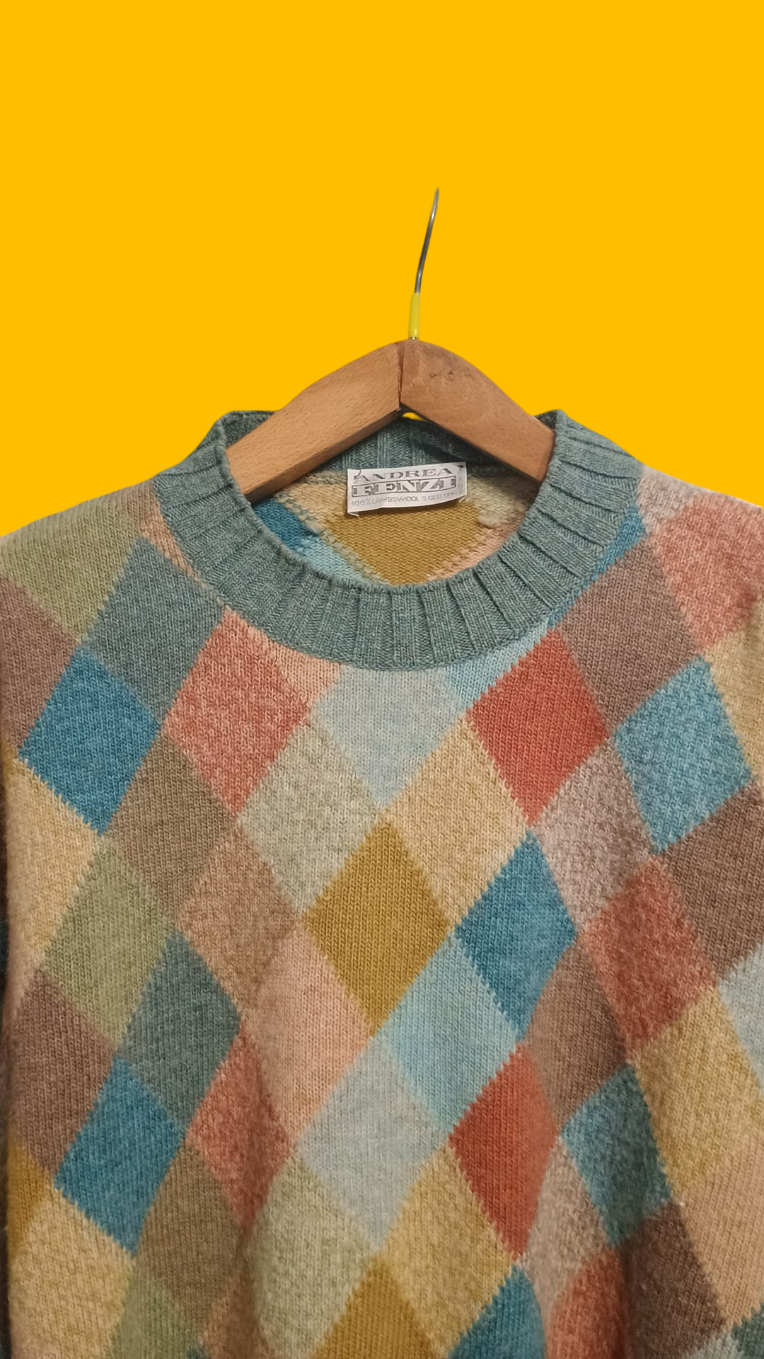 Vintage Multicolor Fantasy 90's Sweater Unisex Size XL