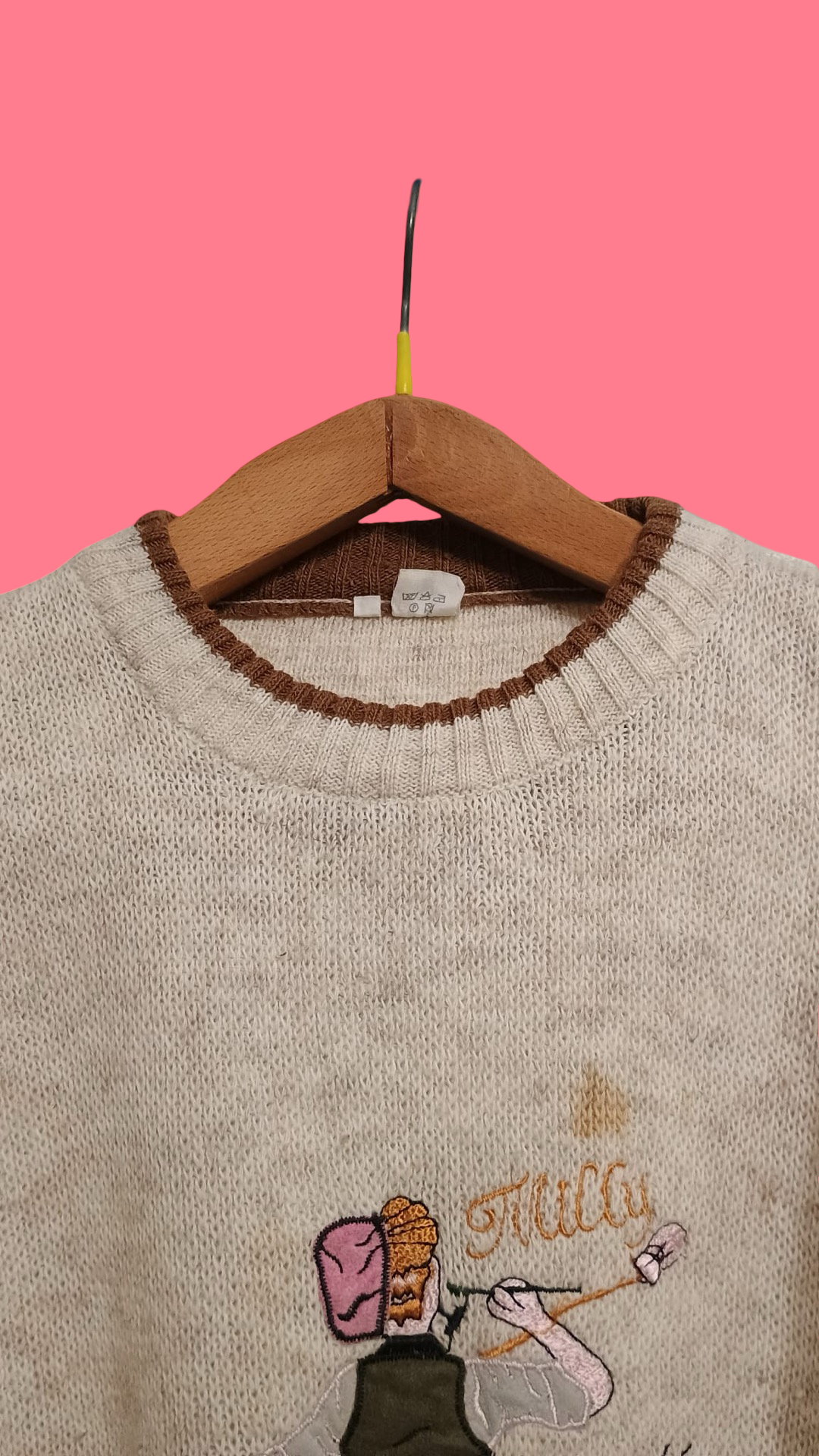 Vintage Multicolor Fantasy 90's Sweater Unisex Size XL