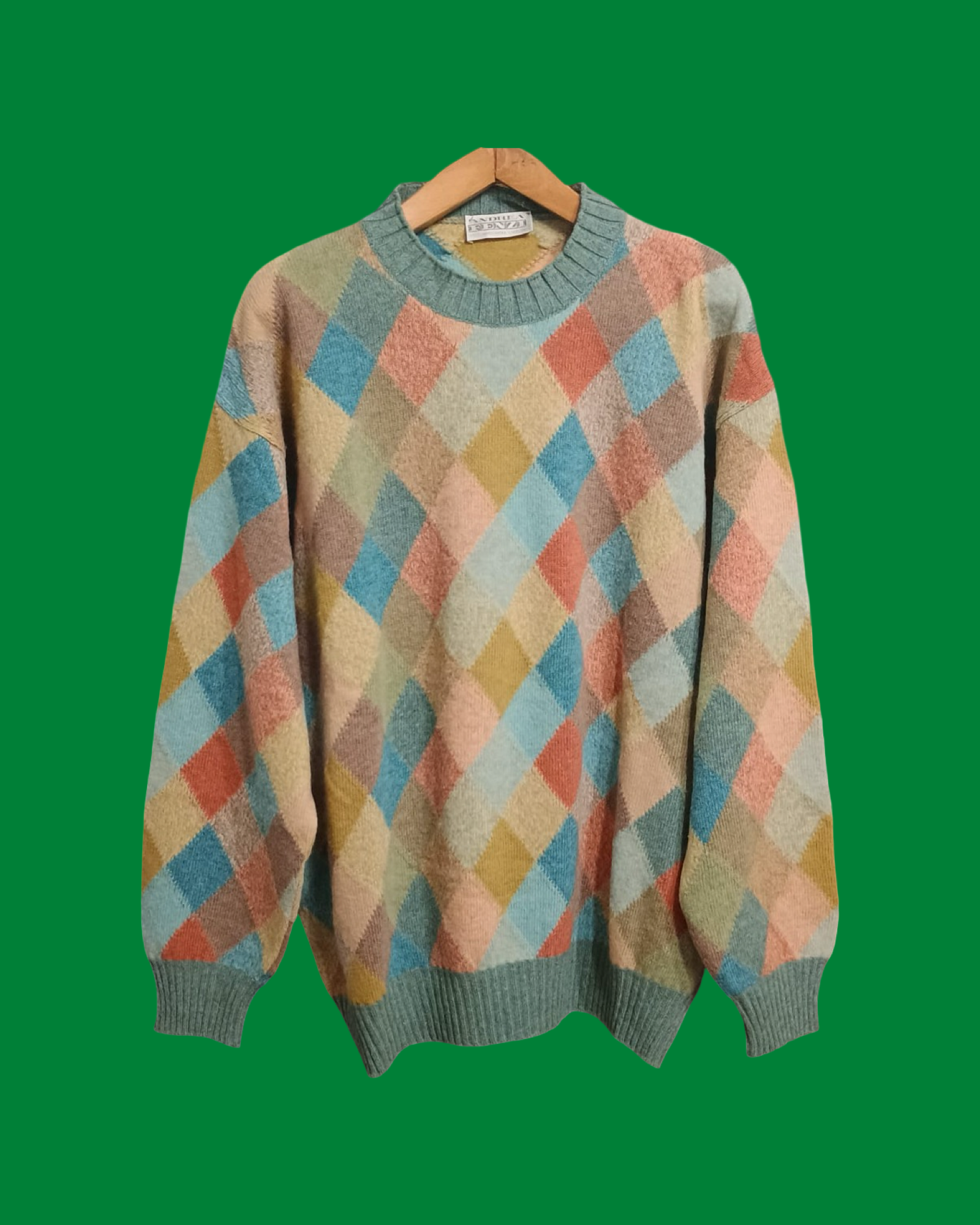 Vintage Multicolor Fantasy 90's Sweater Unisex Size XL