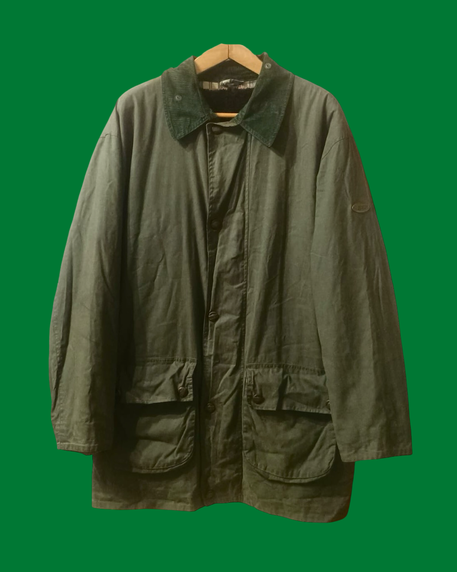 Vintage Green 90's Jacket Unisex Size L