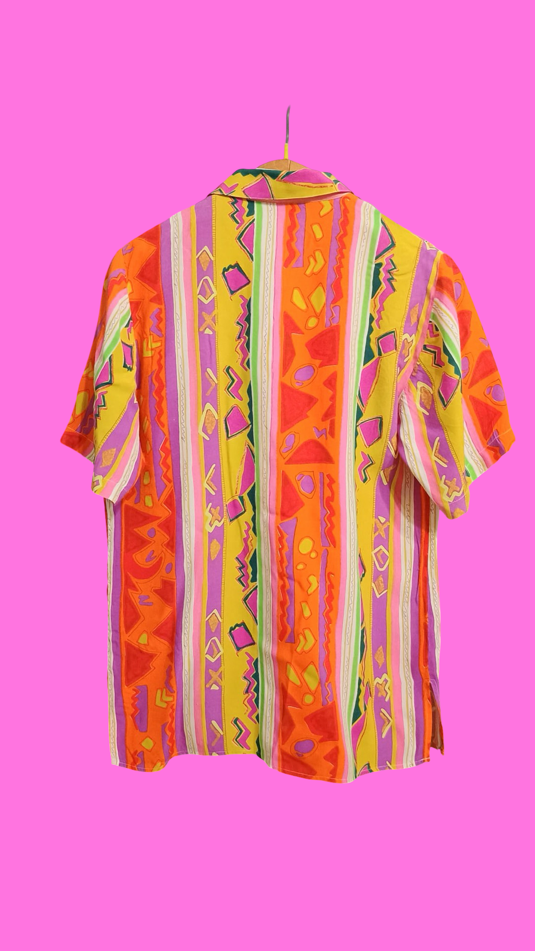 Vintage Multicolor Fantasy 90's Shirt Woman Size M