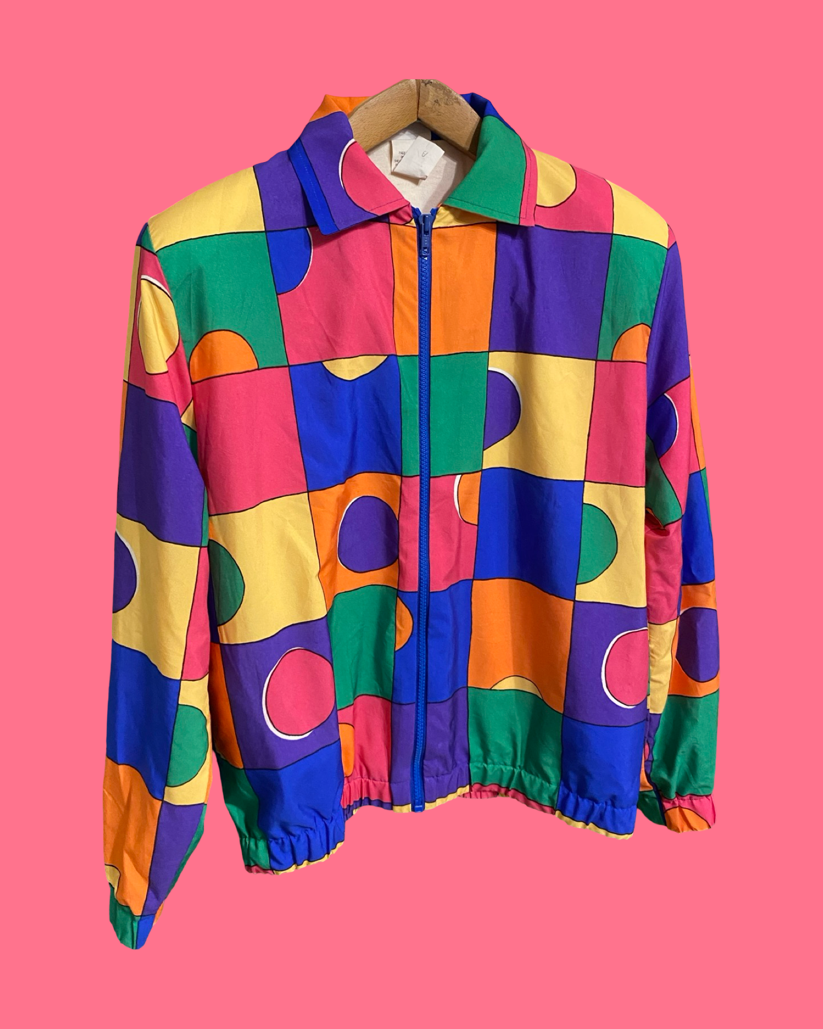 Vintage Multicolor Fantasy 90's Sweatshirt Woman Size M
