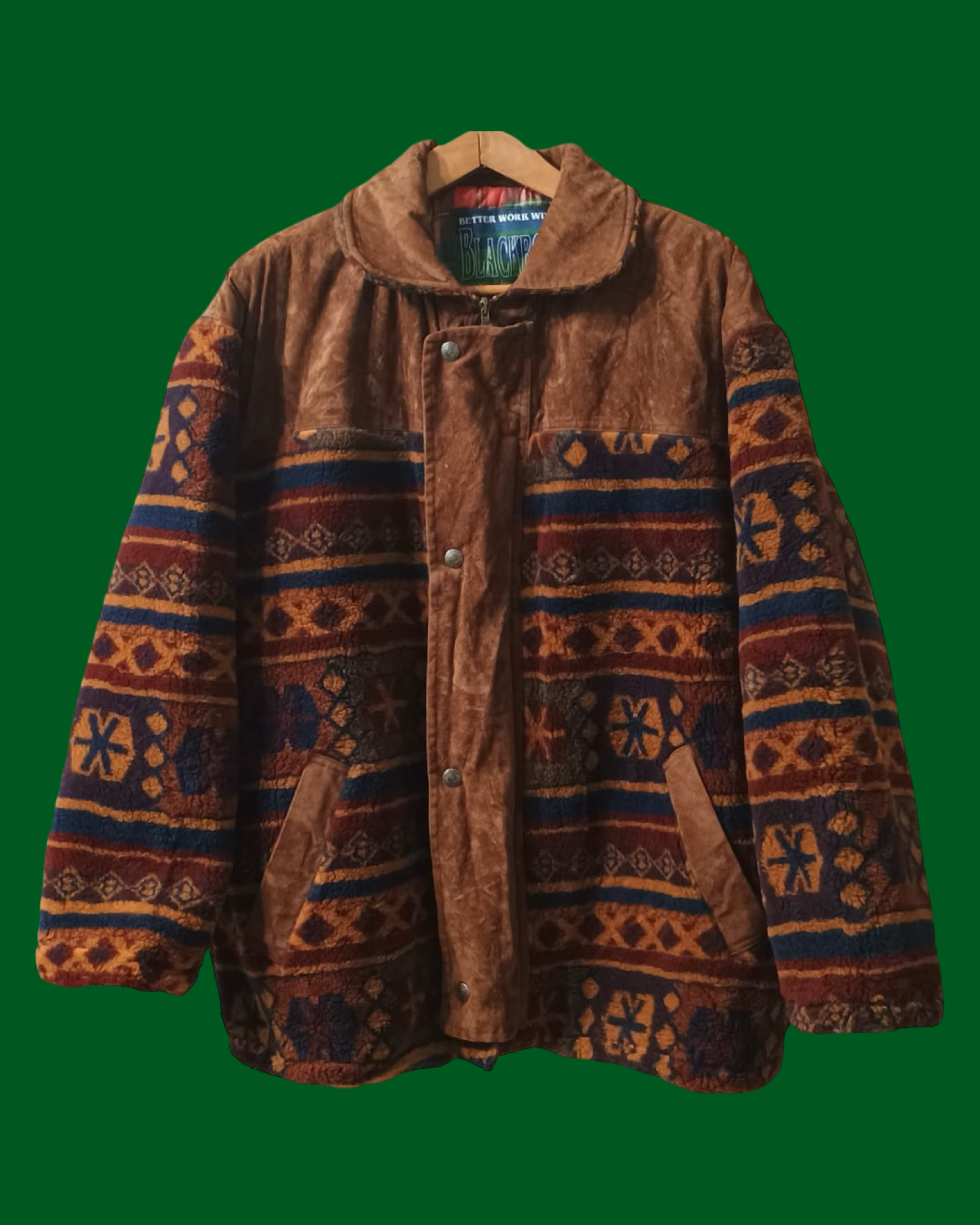 Vintage Multicolor Fantasy 90's Coat Unisex Size M
