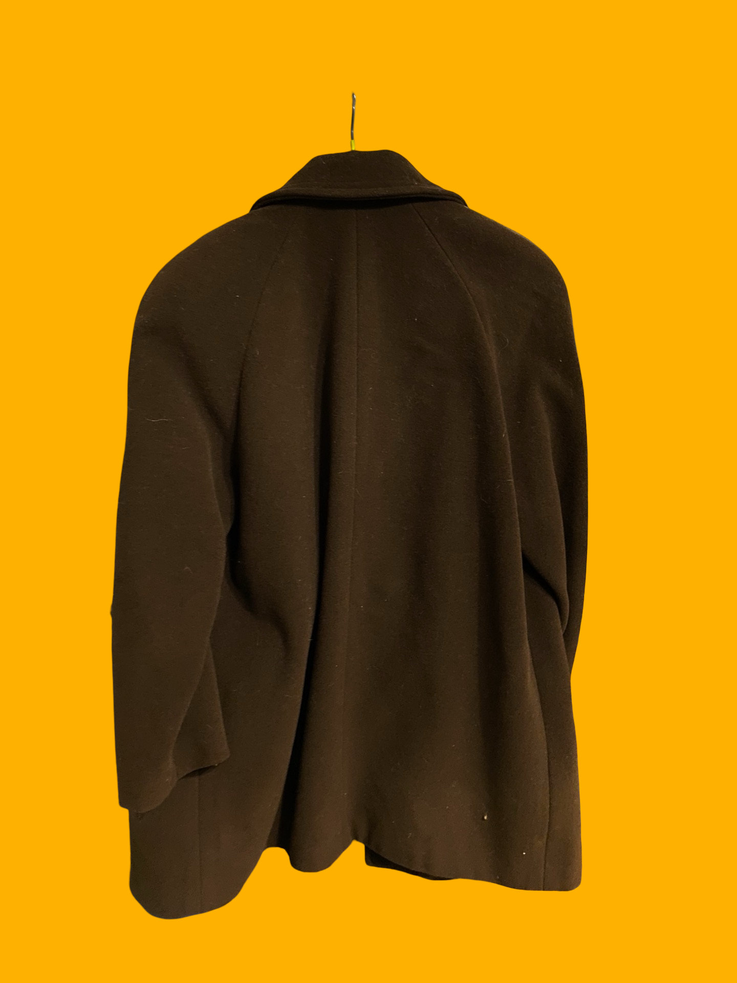 Vintage Brown 90's Wool Jacket Woman Size M