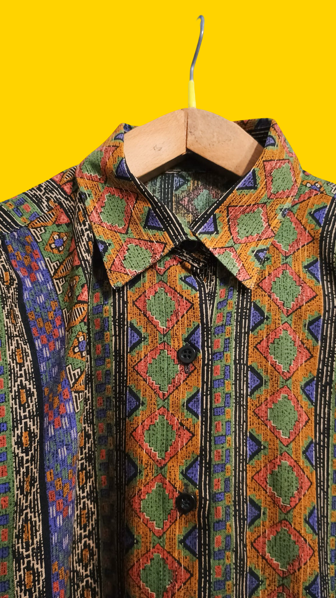 Vintage Multicolor Fantasy 90's Shirt Woman Size M