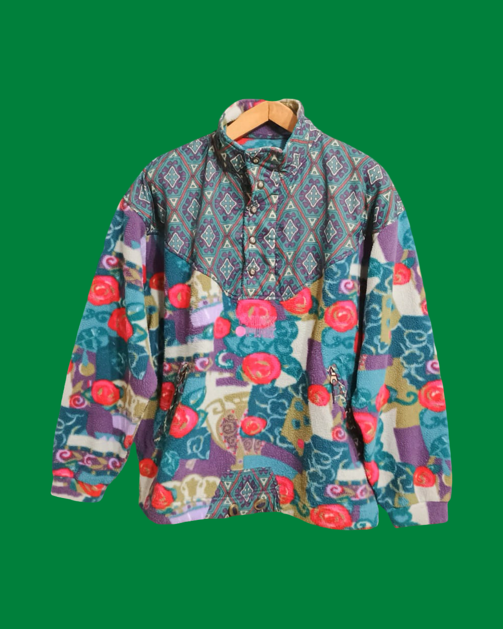 Vintage Multicolor Fantasy 90's Sweatshirt Unisex Size L