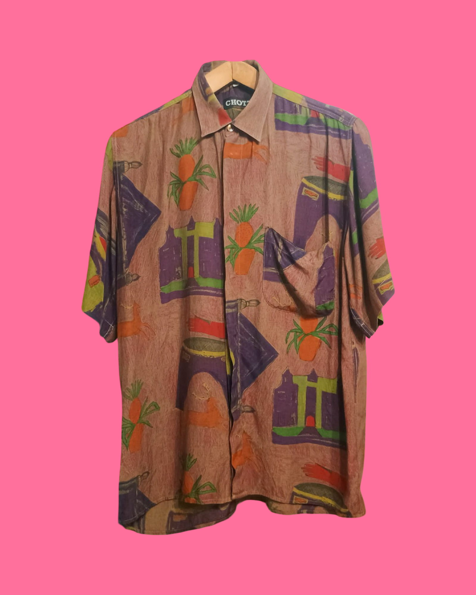 Vintage Style Multicolor Fantasy 90's Shirt Unisex Size S