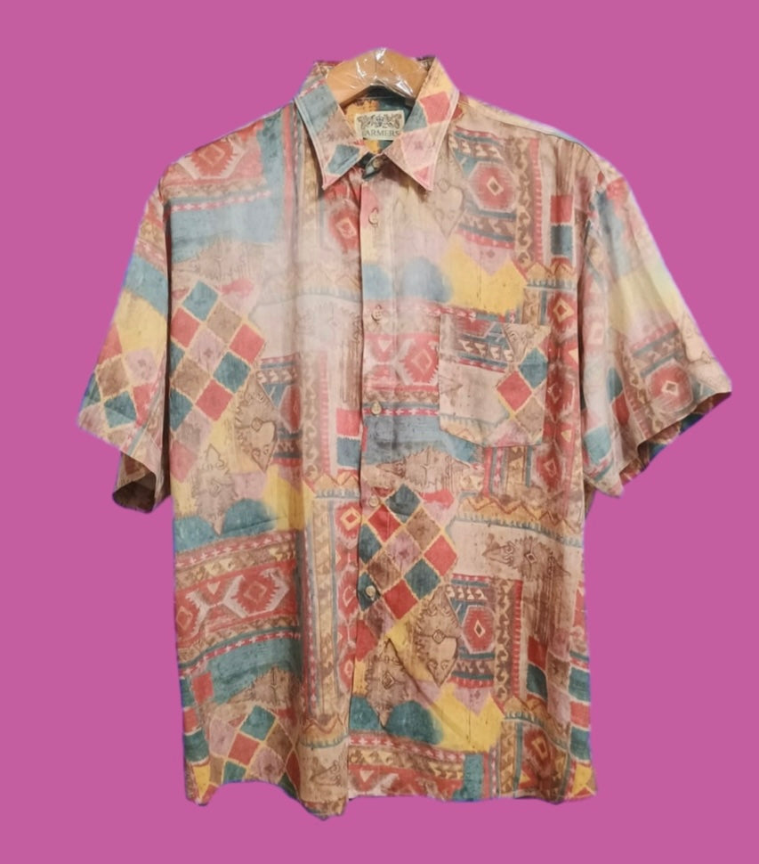 Vintage Multicolor Fantasy 90's Shirt Unisex Size L