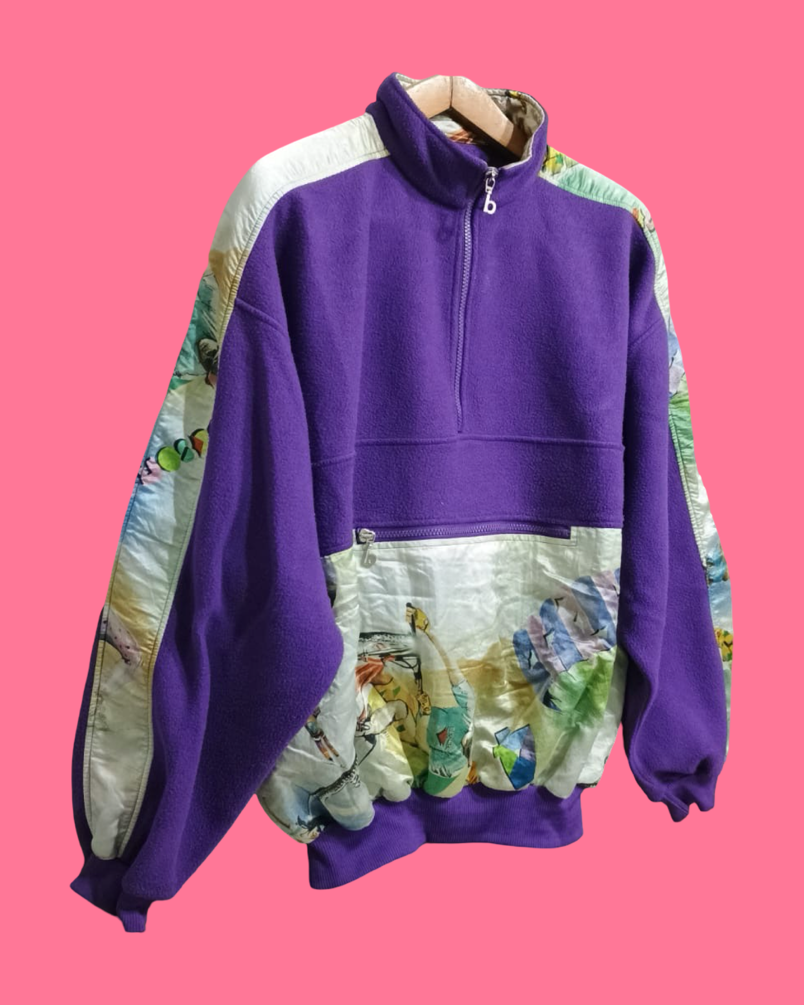 Vintage Multicolor Fantasy 90's Sweatshirt Unisex Size L
