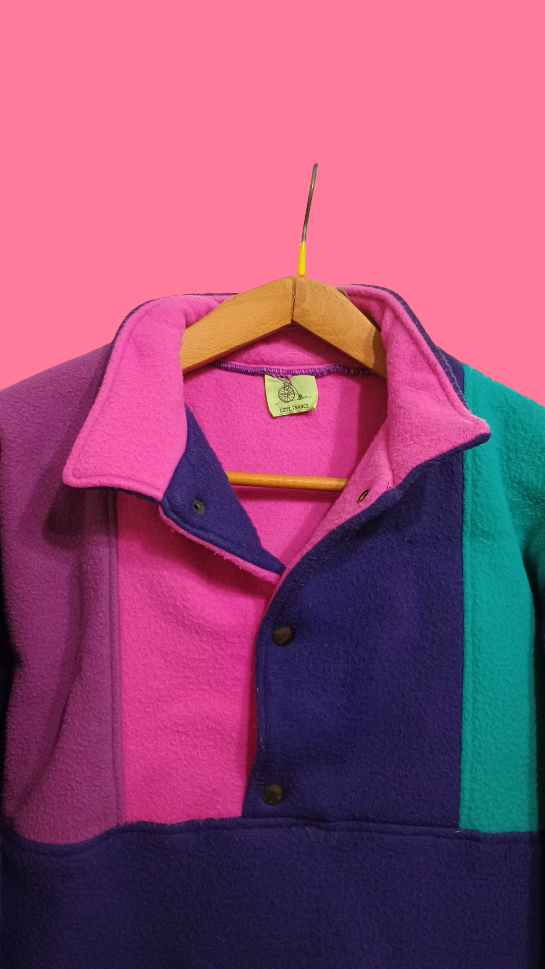 Vintage Multicolor Fantasy 90's Sweatshirt Woman Size M