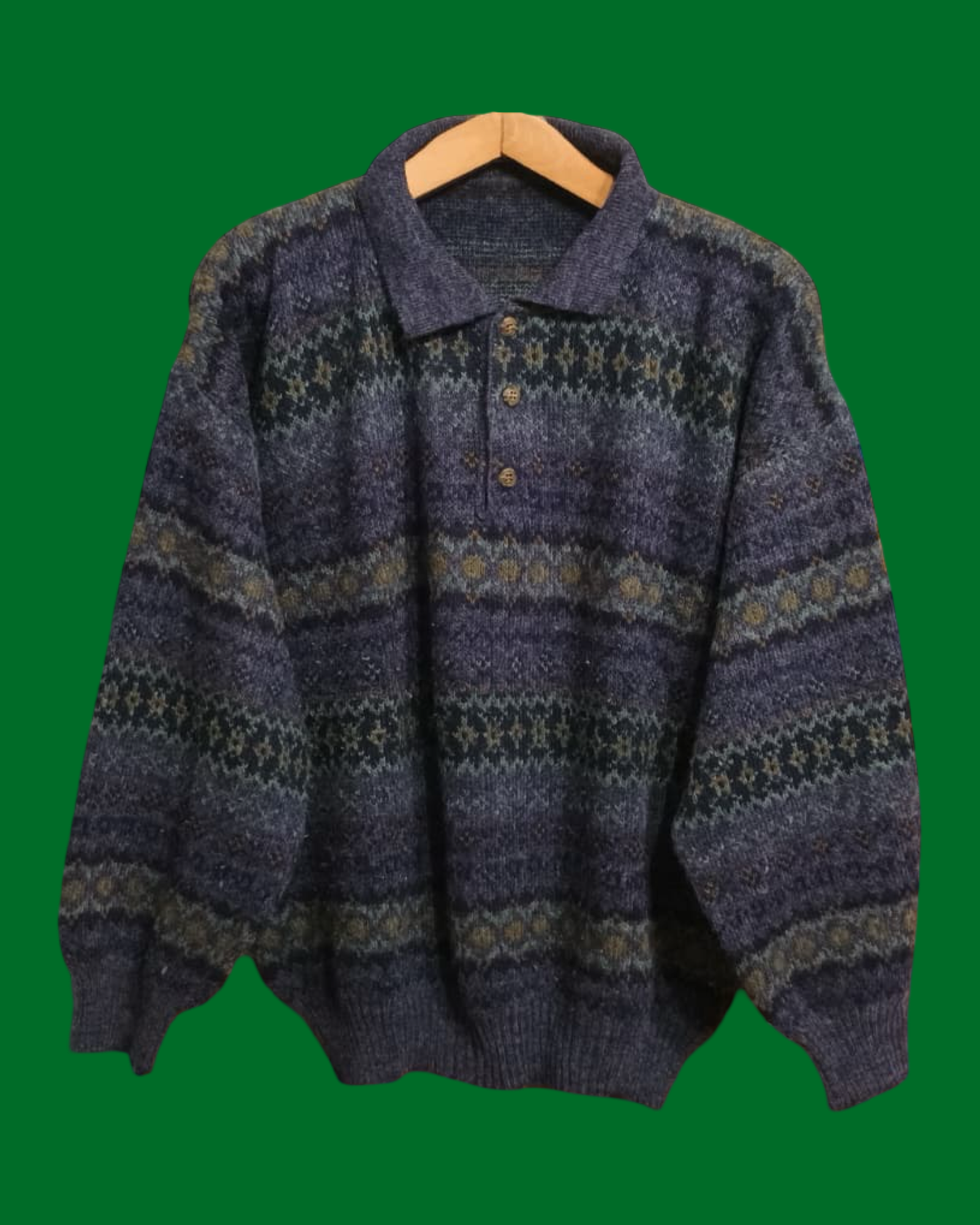 Vintage Multicolor Fantasy 90's Sweater Unisex Size M