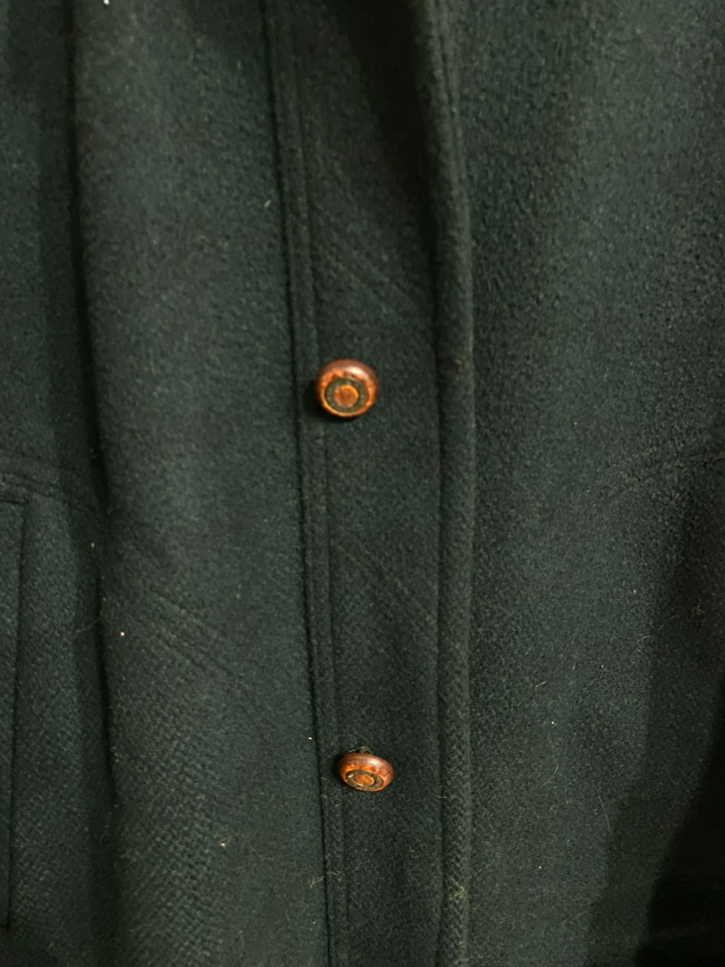 Vintage Green 90's Wool Jacket Unisex Size XL