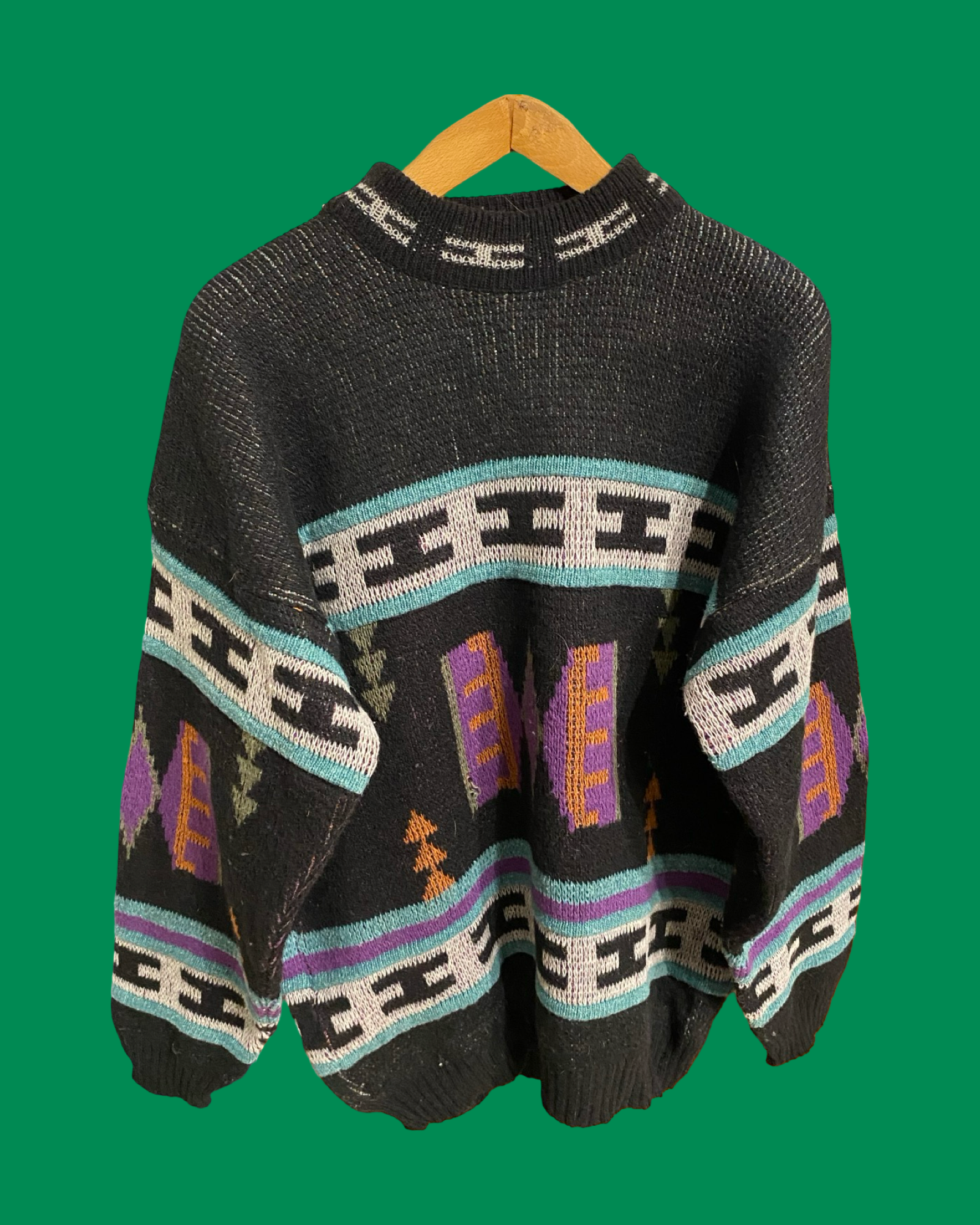 Vintage Multicolor Fantasy 90's Cardigan Unisex Size XXL