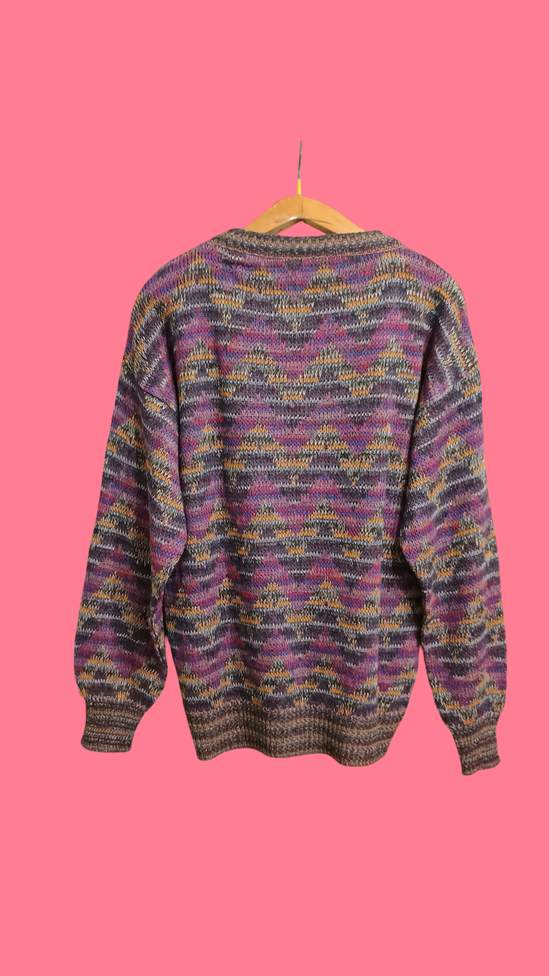 Vintage Multicolor Fantasy 90's Sweater Unisex Size M