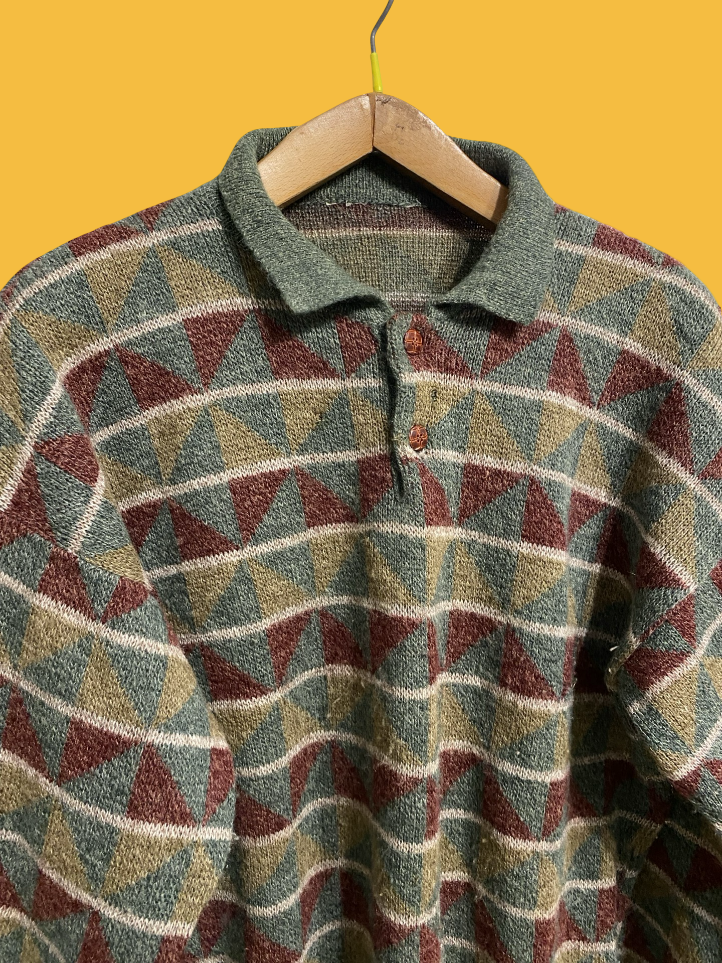 Vintage Multicolor Fantasy 90's Sweater Unisex Size L