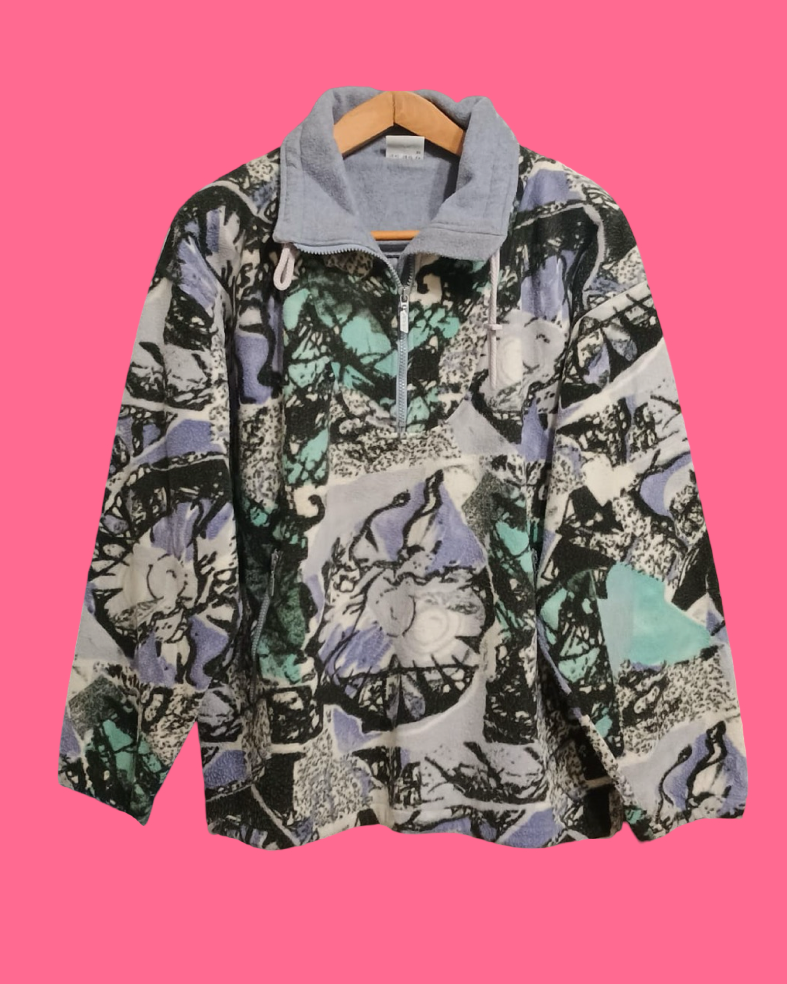 Vintage Multicolor Fantasy 90's Sweatshirt Unisex Size XL