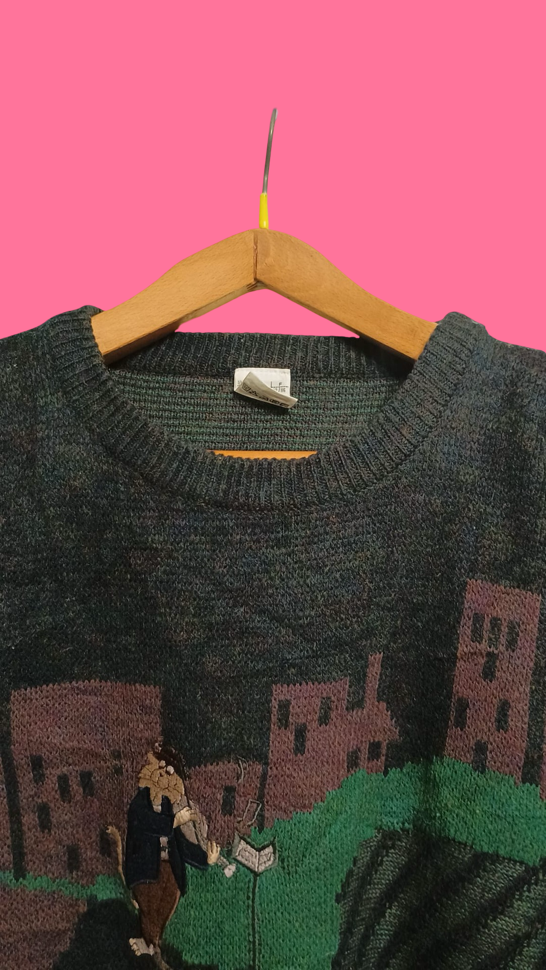 Vintage Multicolor Fantasy 90's Sweater Unisex Size M