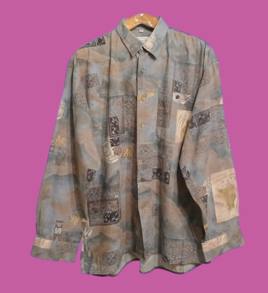 Vintage Multicolor Fantasy 90's Shirt Unisex Size XL